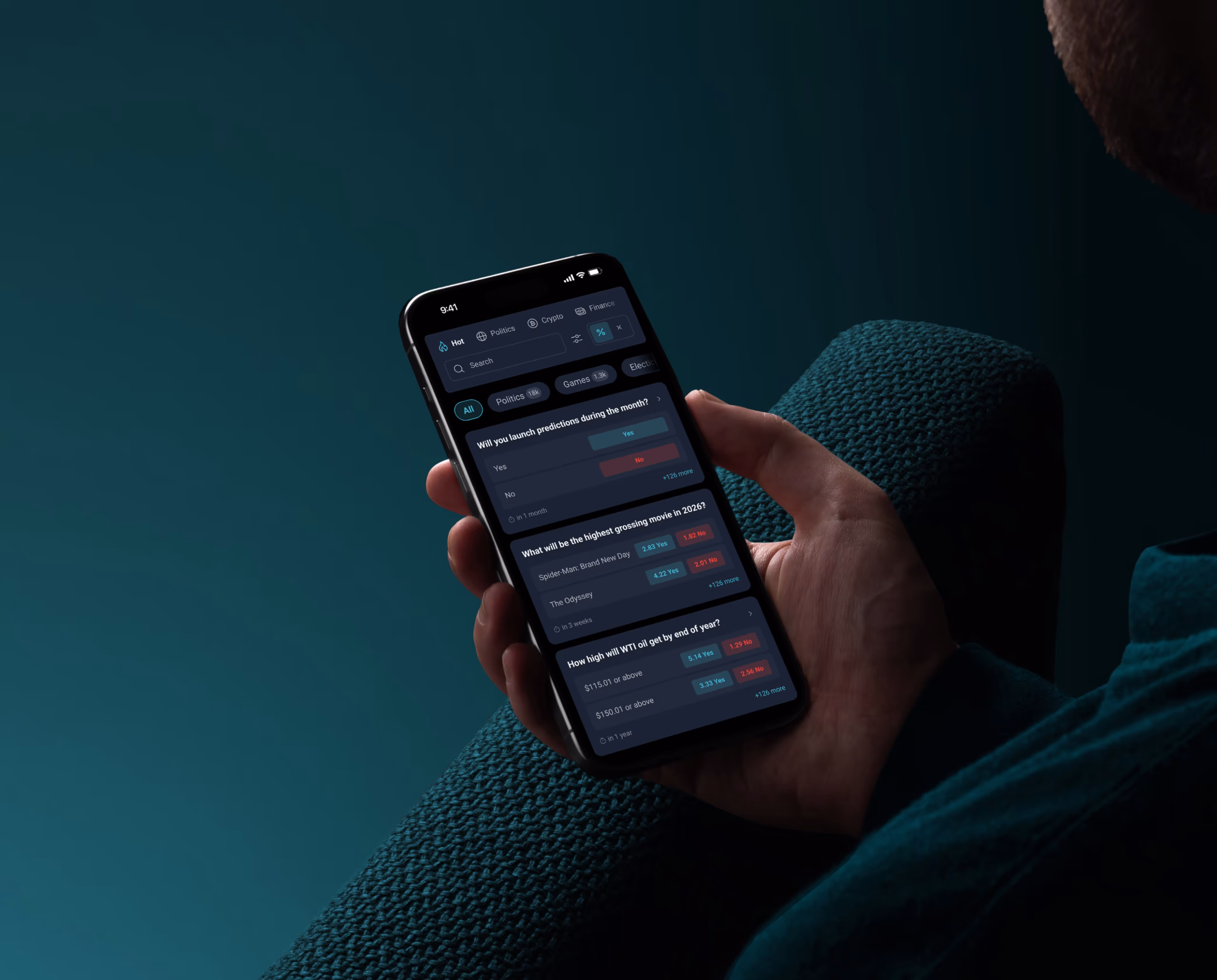 SOFTSWISS Prediction Markets mobile app